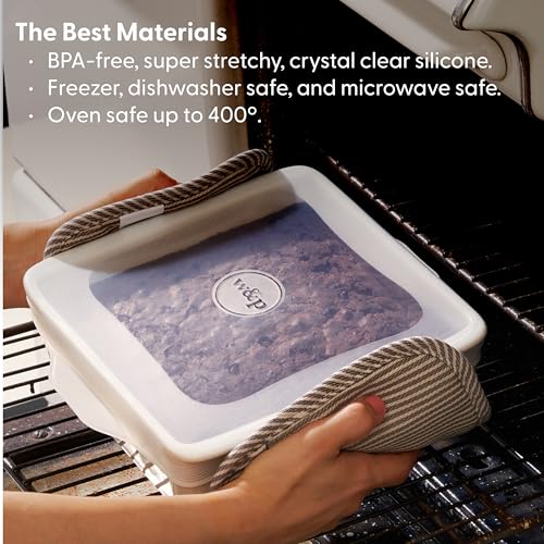 Reusable Silicone Stretch Lid (Set of 2 (Brownie))