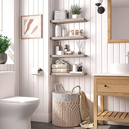 Floating Shelves for Wall (Greige / 23.6 Inches)
