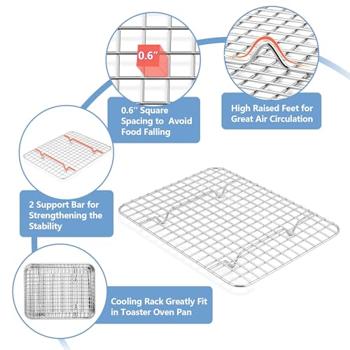 Toaster Oven Pan with Rack (20 Count)