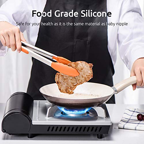 Kitchen Tongs for Cooking ((06) Orange)