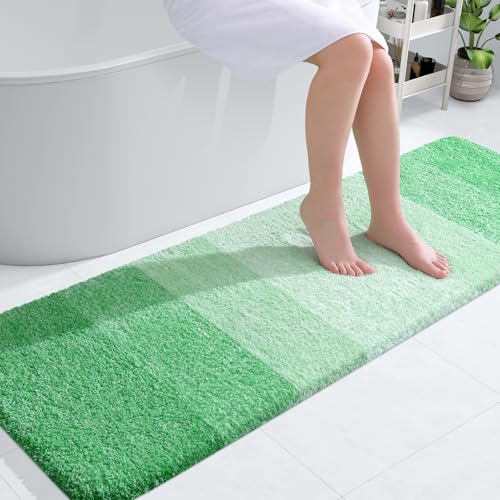 Bathroom Runner Rug 59x20 (59" X 20" / Green)