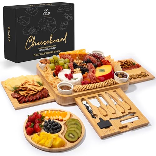 Zulay Charcuterie Board Set Extra Large (Luxe Set)