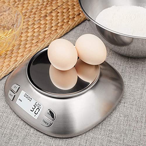 Digital Kitchen Scale with Removable Bowl 2.5L Volume