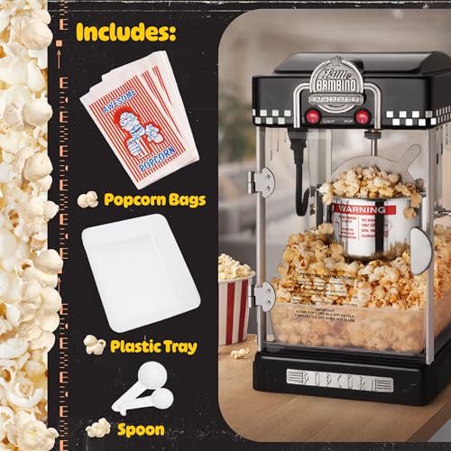 Popcorn Little Bambino 2.5oz Popcorn Machine (Black)