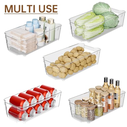 Clear Fridge Organizer (12.4 inch 10 Pack)