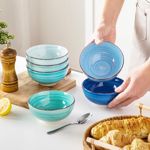 Bonita 12 Oz Small Bowls Set of 6 (Cool Color / 12 Oz)