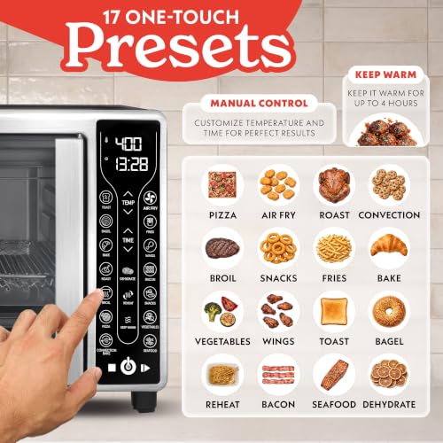 Toaster Oven 6 (Stainless Steel – 17 Presets)