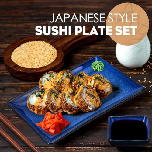 Ceramic Sushi Serving Tray Sets 2