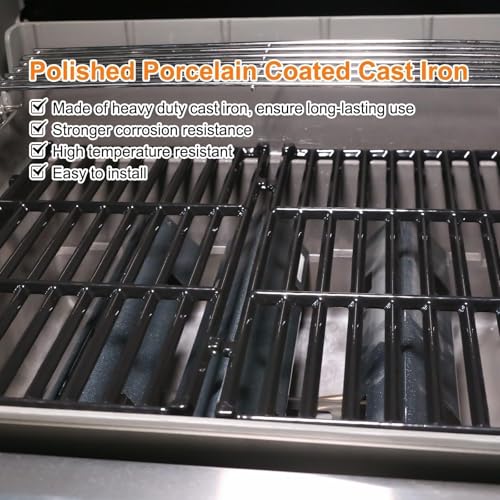 7637 Grill Grates for Weber Spirit E210 (17.5" x 20.511" -7637 Spirit 200 Front)