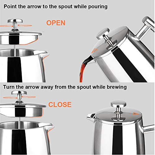 French Press Coffee Maker (34-Ounce)