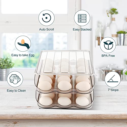 Egg Holder for Fridge (2 Count)
