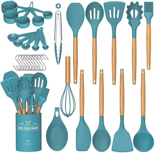 Kitchen Cooking Utensils Set (Dark Blue)