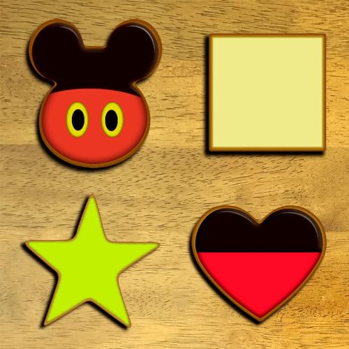 Metal Cookie Cutters Set (12 Heart Square Star)