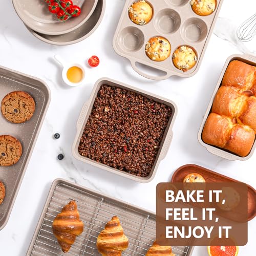 8 Piece Baking Pans Set Nonstick