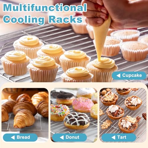 Baking Sheet with Rack Set (17.6" & 16" & 12.5")