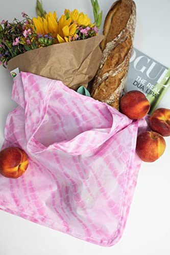 Reusable Grocery Bag (Pink Cosmo)