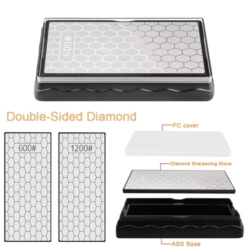 Double sided Diamond Sharpening Stone