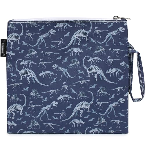 Reusable Sandwich Bag (Large, 1 Pack - Dinosaur Fossil)