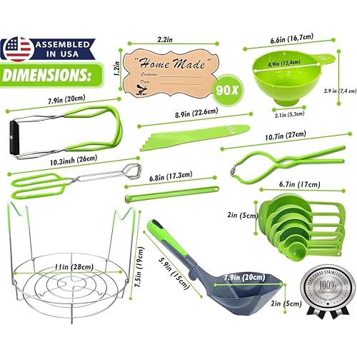 Complete Canning Starter Kit (Bright Green)