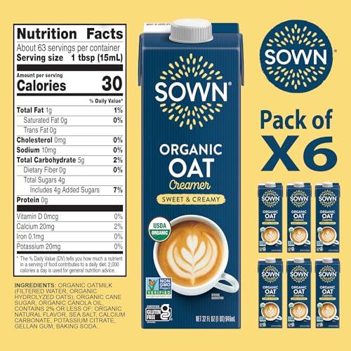 Organic Oat Creamer Sweet & Creamy (192 Fl Oz)
