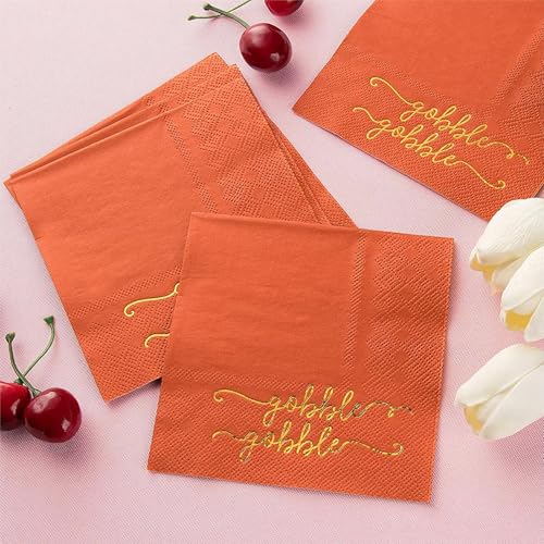 Gobble Gobble Cocktail Napkins (50 Pack)