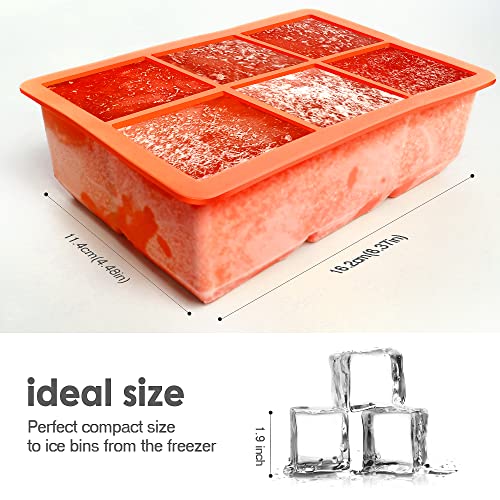 Silicone Ice Cube Trays (Blue)