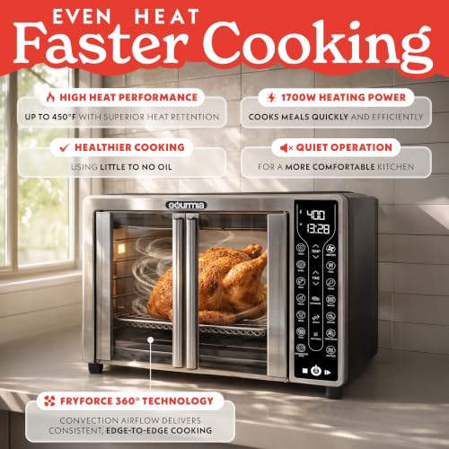 Toaster Oven 6 (Stainless Steel – 17 Presets)