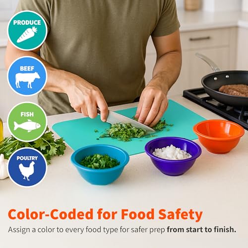 IMUSA Plastic Cutting Board Mats (4PK Flexi)