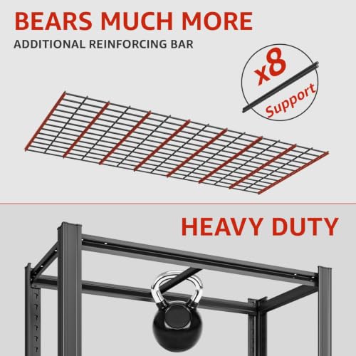 5 Tier Heavy Duty Garage Shelving (5T 55" W x 24" D x 84" H)