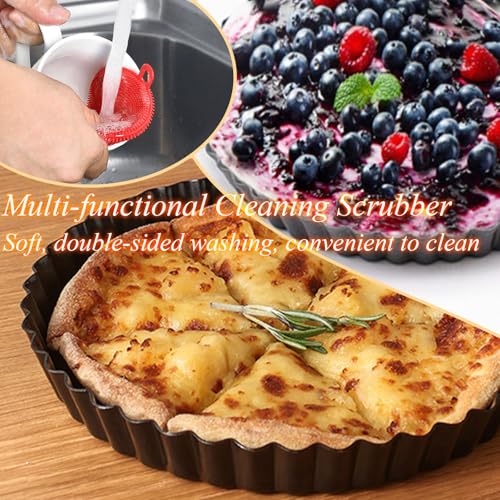 Tart Pan 9 Inch Tart Pans Removable Bottom (9.5 X 1.2 Inch)