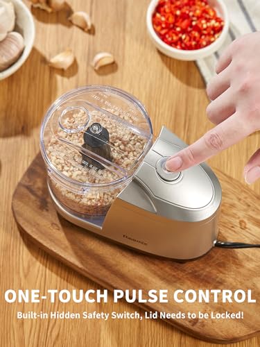 1.5 Cup Electric Food Chopper (Silver)