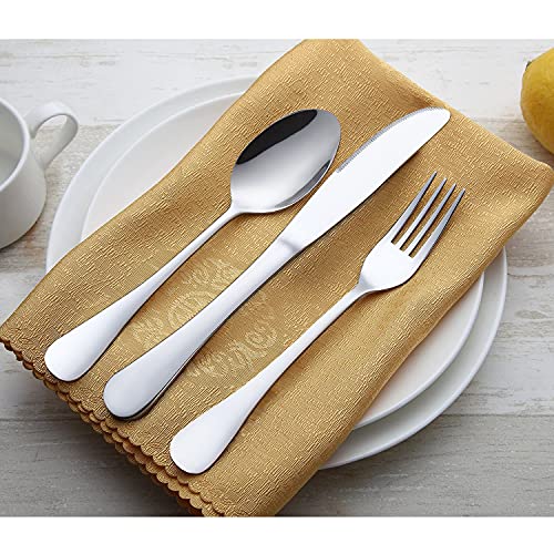 68 Pieces Silverware Set with Serving Utensils (68 Pieces)