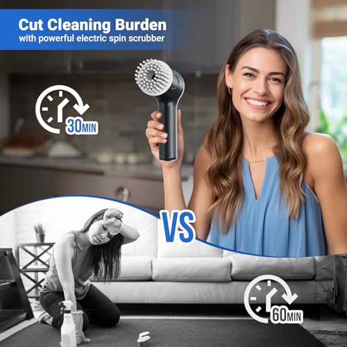 Electric Spin Scrubber (Gray)