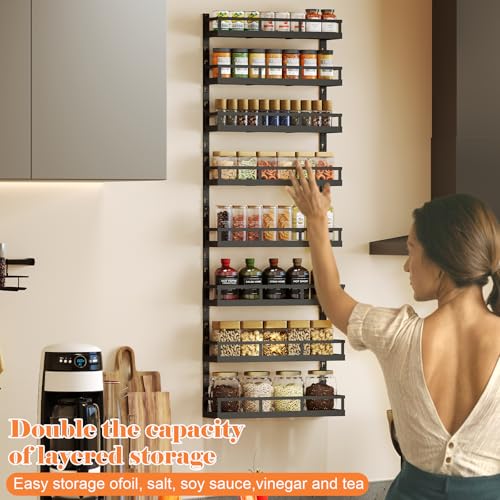 8 Tier Adjustable Spice Rack