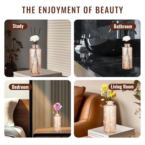 Glass Bud Vase (Amber / Small Vase(6 Pcs))