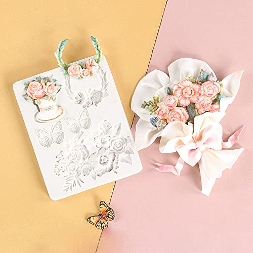 Rose Fondant Molds (Butterfly Fondant Mold)