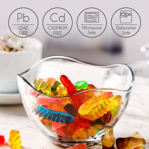 13.5 oz Glass Candy Jars for Candy Buffet with Lid