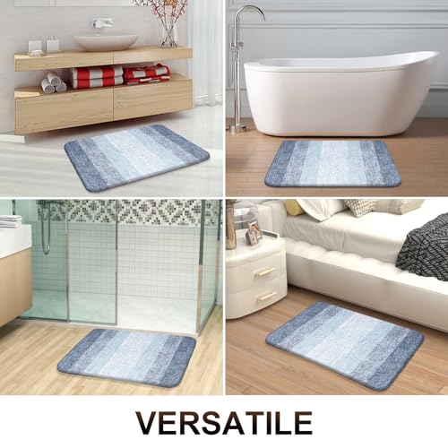 Bathroom Runner Rug 47x24 (47" X 24" / Blue)