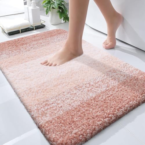 Bathroom Rugs Mat 36x24 (36" X 24" / Peach)