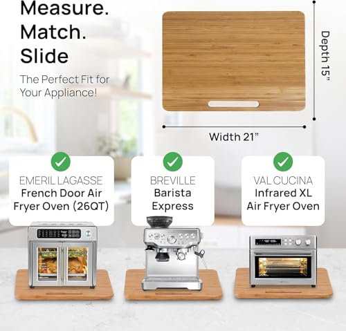 Appliance Slider (21"W x 15"D / Natural)
