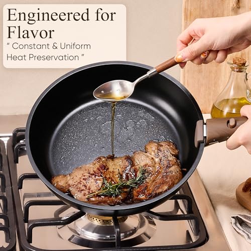 33pcs Pots and Pans Set Non Stick (Black / 33 Piece)
