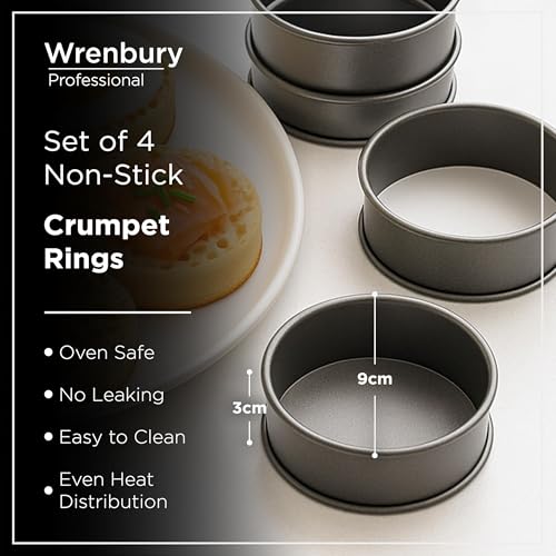 Crumpet Rings Nonstick 3.5 inch