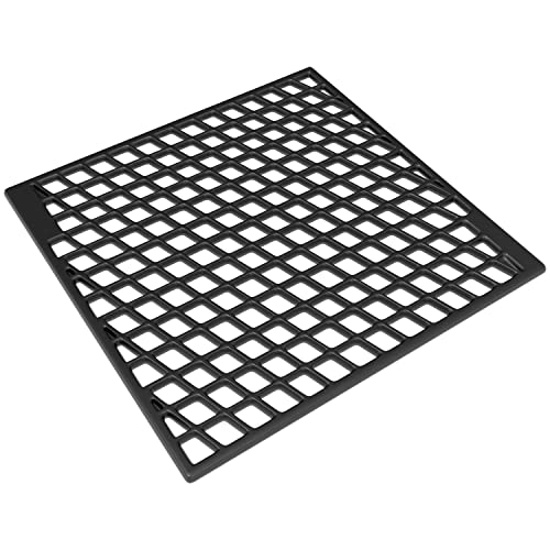 7670 Dual Sided Sear Grate for Weber Genesis II 300 (Black-Cast Iron-7670)
