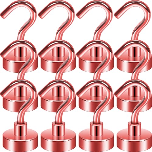 Magnetic Hooks (Red / 0.67 inches)