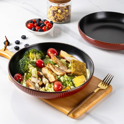 8.5'' Large Pasta Bowls (36oz / Rythmic Red)