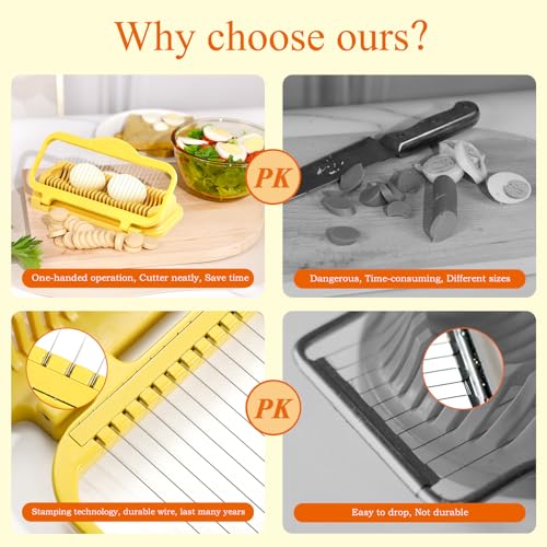 Larger Banana Slicer Egg Slicer for Hard Boiled Eggs