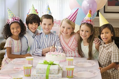 Exquisite Party Solids Sturdy Clear Plastic Plates 7" Cake Plates 100 Pcs (7 inch / Clear)