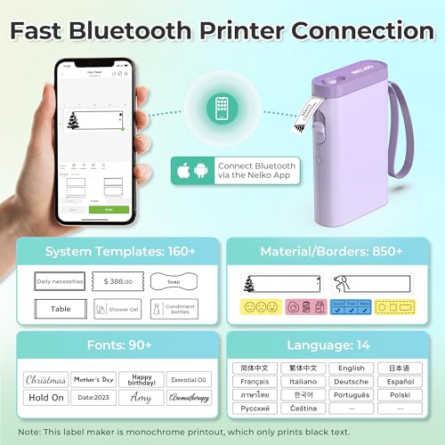 P21 Label Maker Machine with Tape