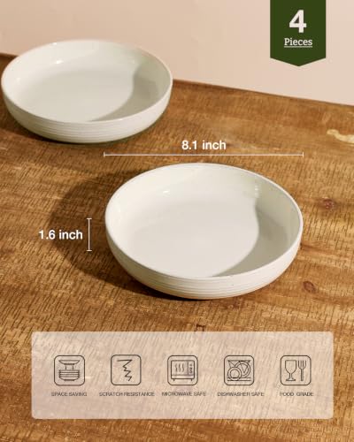 Milkyway 33 oz Pasta Bowls Set of 4 (Cream / Set of 4)