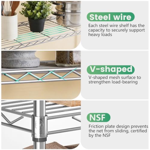 4 Tier Wire Shelf